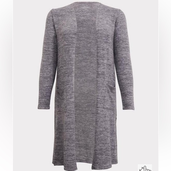 Torrid Plush Duster Cardigan - Picture 2 of 8